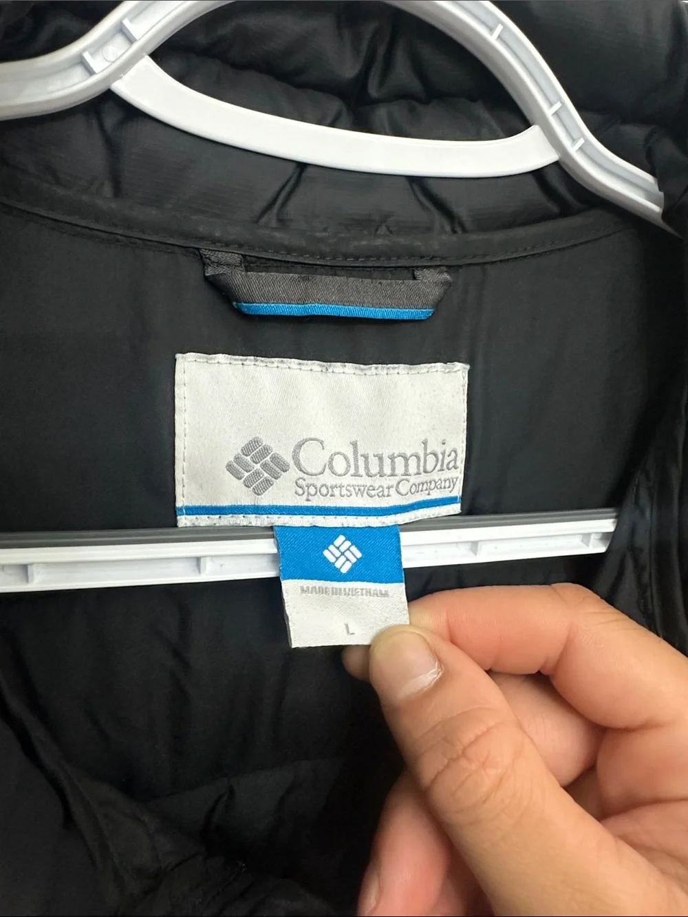 Columbia Black Quilted Insulated Jacket